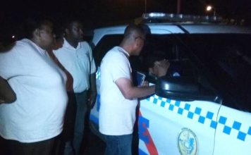 Unknown culprits attacked SMCP candidates and supporters with rocks during the public meeting on Wednesday night