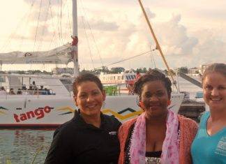 Community to support Pink Sunset Sail organized by Aqua Mania