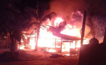 Madeariman Restaurant and Bar destroy by fire, RAPF asking public for help