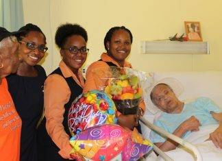 SZV visits 99-year-old at St. Martin Home