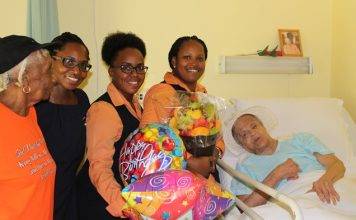 SZV visits 99-year-old at St. Martin Home