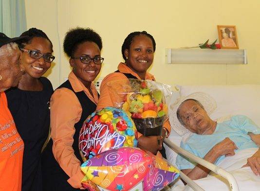 SZV visits 99-year-old at St. Martin Home