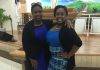Ariella Bussue receives assistance from MP Marlin-Romeo Give Back to the Community Program