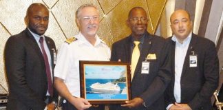 Harmony of the Seas Captain Faevelen says “We Believe in You”