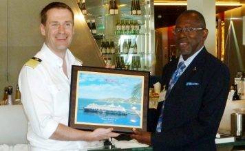 Mein Schiff 4 welcomed by Port Officials and Stakeholders