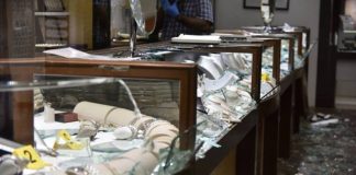 Armed robbery at AMA Jewelry at Front Street