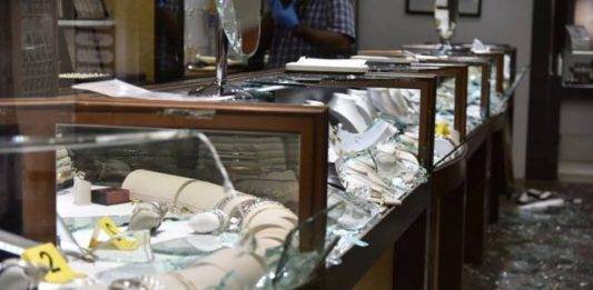Armed robbery at AMA Jewelry at Front Street
