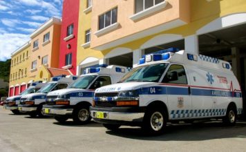 Hit and run victim flown off island