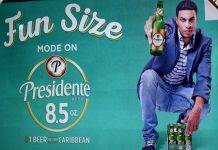 CC1 presents Presidente 8.5oz bottle