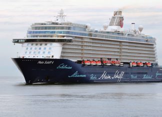 Mein Schiff 4 makes Inaugural Call on Wednesday. First new cruise ship for November