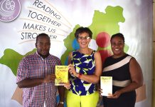 “Words of Change” book presentation to library by Ralph Cantave