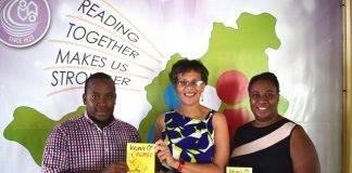 “Words of Change” book presentation to library by Ralph Cantave