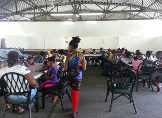 St. Maarten children write their own “books” with author Felecita Williams