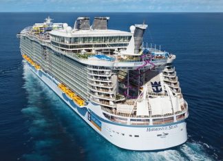 World’s Biggest Cruise Ship Harmony of the Seas to make Inaugural Call on Wednesday.