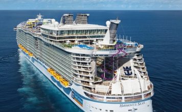 World’s Biggest Cruise Ship Harmony of the Seas to make Inaugural Call on Wednesday.