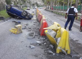 Early morning crash
