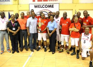 Minister Jacobs attends 9th CuraSur Basketball finals