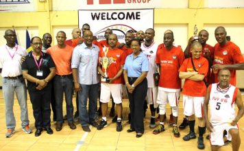 Minister Jacobs attends 9th CuraSur Basketball finals