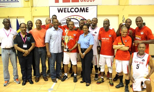 Minister Jacobs attends 9th CuraSur Basketball finals