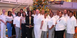 Minister Jacobs visits the Carnival Vista