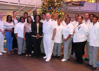 Minister Jacobs visits the Carnival Vista