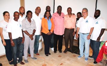 Minister Jacobs attends launching of Baseball Academy