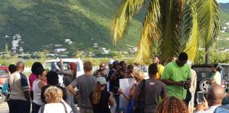 Ciudadanos protestaron frente a GEBE por las constantes interrupciones del servicio eléctrico