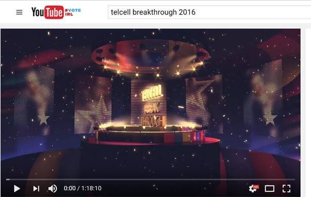 Go to Youtube to view magic of TelCell Breakthrough finals