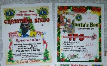 Lions Christmas Bingo on Dec. 3 at Festival Village