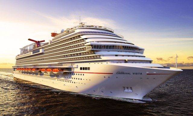 Carnival Vista to make Inaugural Call on Saturday. Third new cruise ship for November