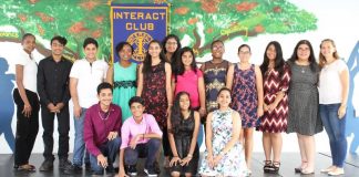 St. Dominic High School Interact Club Change of Board