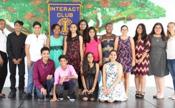 St. Dominic High School Interact Club Change of Board