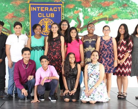 St. Dominic High School Interact Club Change of Board