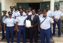 Police officers in court