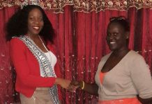 Miss Mature presents food hampers to Rotaract