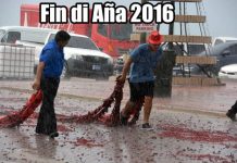 Aña bieu ta despedi cu hopi awacero