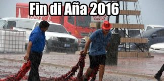 Aña bieu ta despedi cu hopi awacero