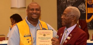 St. Maarten Lions awarded “Club of the Quarter”