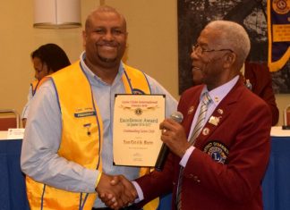 St. Maarten Lions awarded “Club of the Quarter”