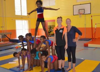 NIA acrobatic workshop with Annelies and Jiska Steenbeek