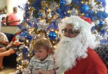 Tree lighting at Resort