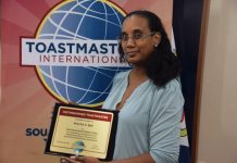 Soualiga’s newest Distinguished Toastmaster