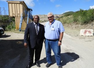 Minister of VROMI Emmanuel Tours the “Dump”