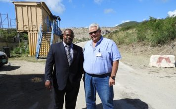 Minister of VROMI Emmanuel Tours the “Dump”
