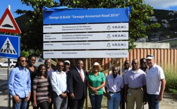 Groundbreaking Arrowroot Road sewage line
