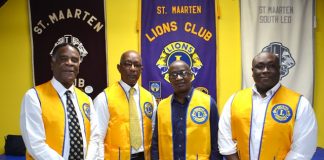 St. Maarten Lions inducts four members