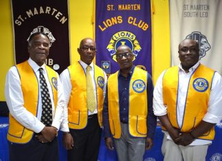 St. Maarten Lions inducts four members
