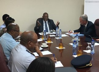 Minister of Justice meets with heads of Justice Depts.