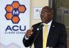 Prime Minister William Marlin addresses ACU at opening