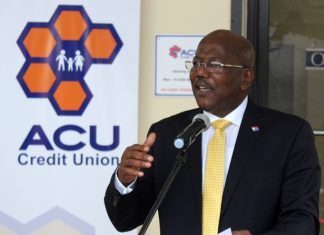 Prime Minister William Marlin addresses ACU at opening